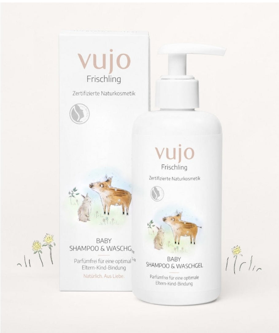 Vujo Frischling babyshampoo & wasgel 250 ml