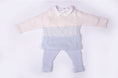Load image into Gallery viewer, Charming three-pieces blue set boy
