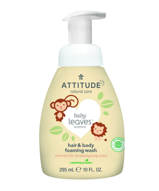 Attitude hair & body foaming wash 295ml